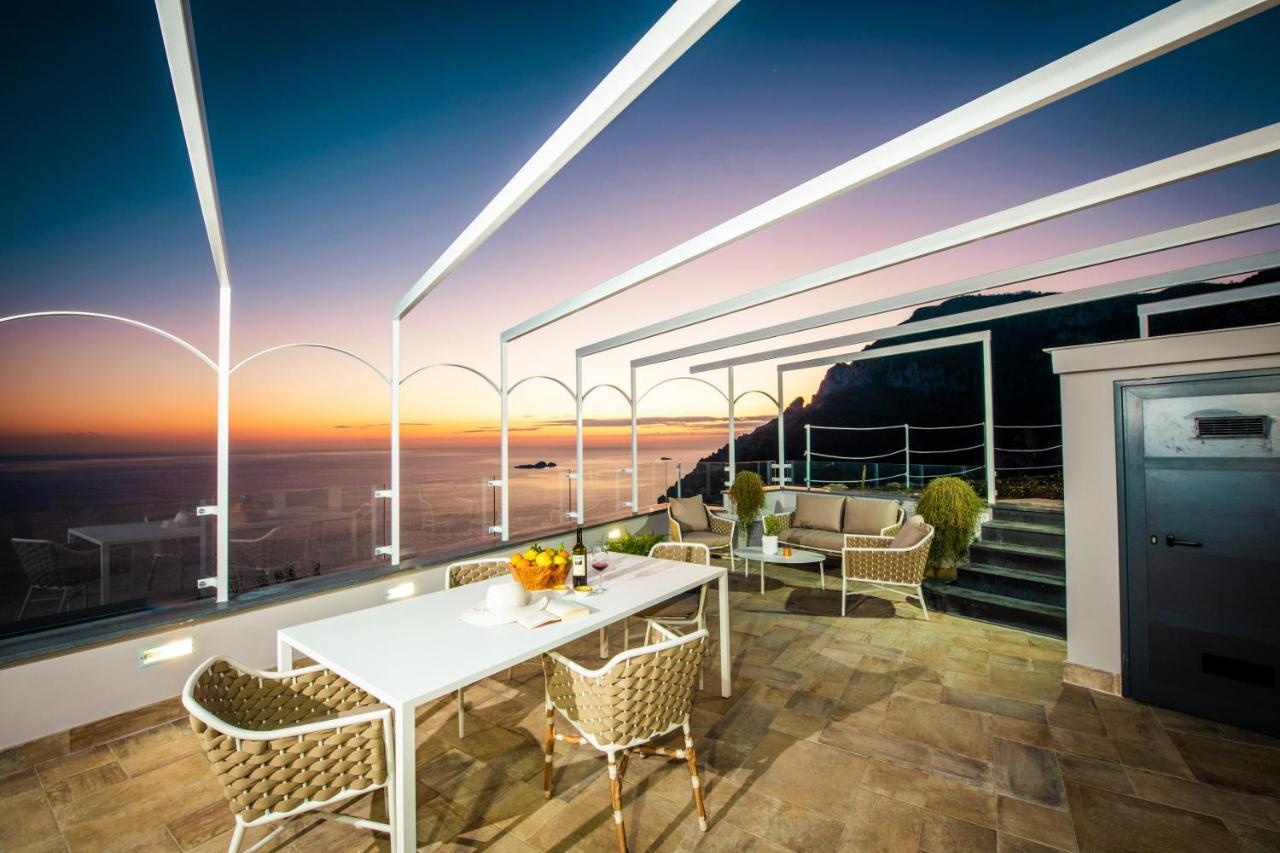 Villa La Tagliata Spectacular Jacuzzi Tub Amazing View And Private Parking Garage Positano Esterno foto