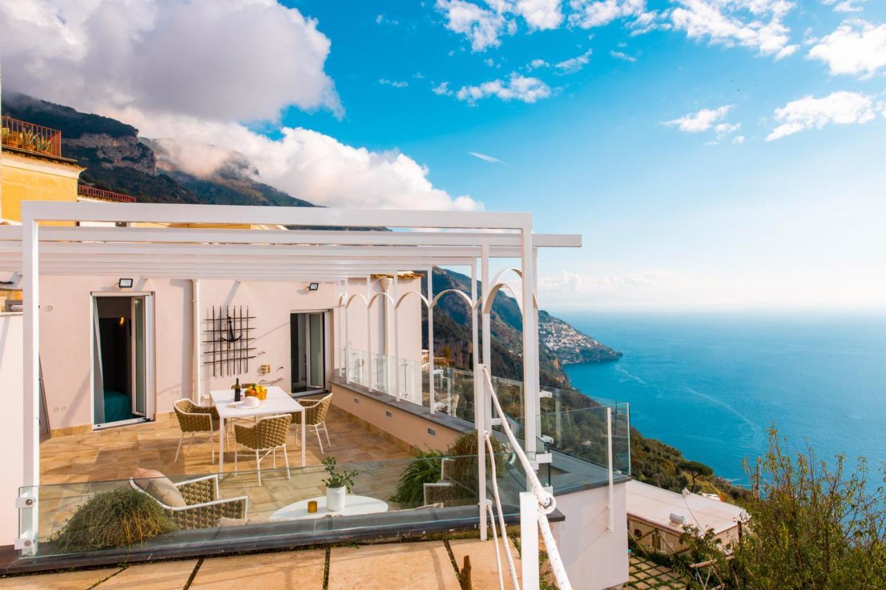 Villa La Tagliata Spectacular Jacuzzi Tub Amazing View And Private Parking Garage Positano Esterno foto